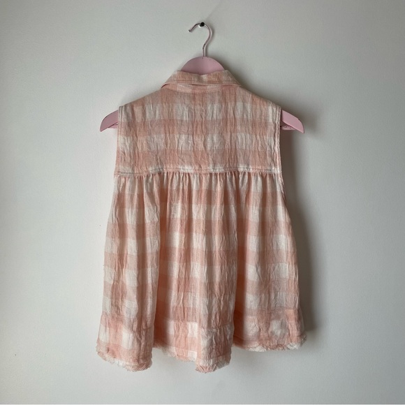 Free People Gingham Tank Top - Picture 3 of 6